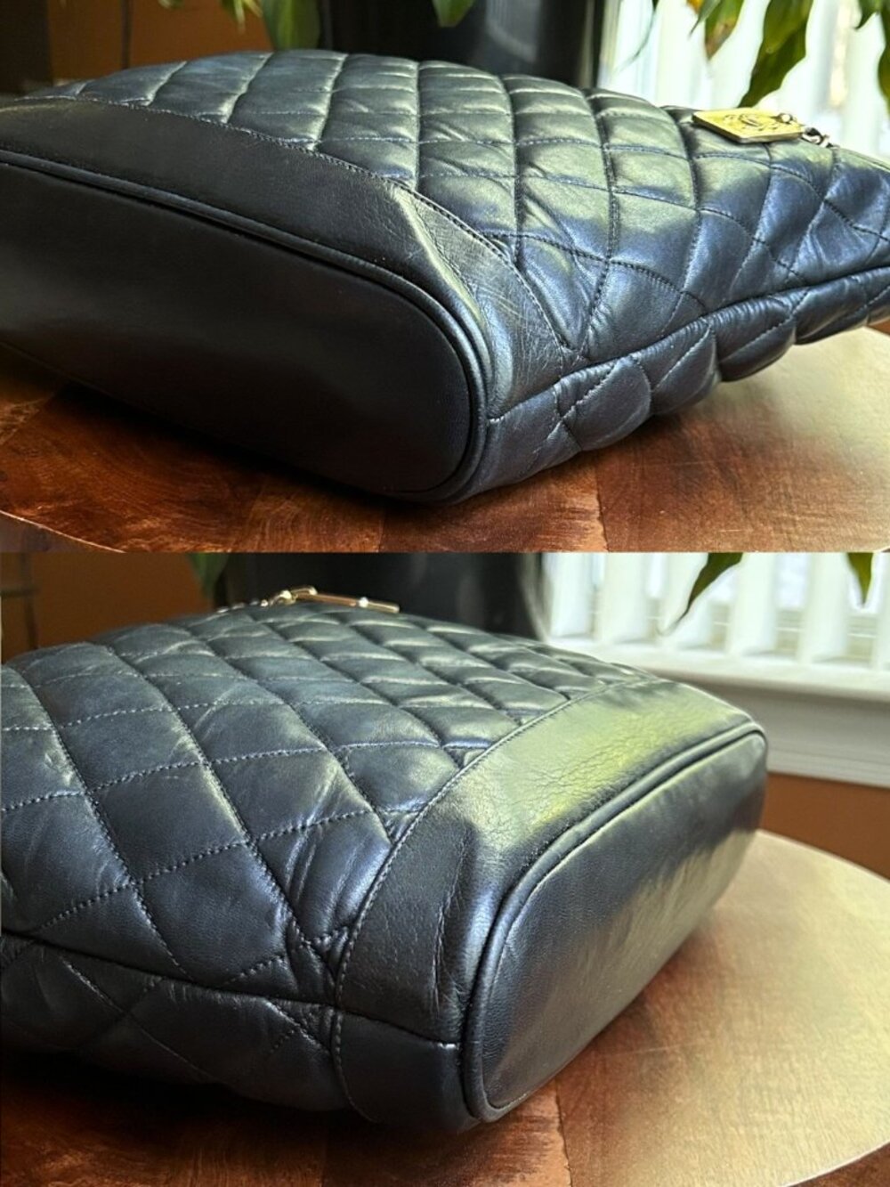 CHANEL Quilted Lambskin Shoulder Bag, Black - Picture 11 of 16